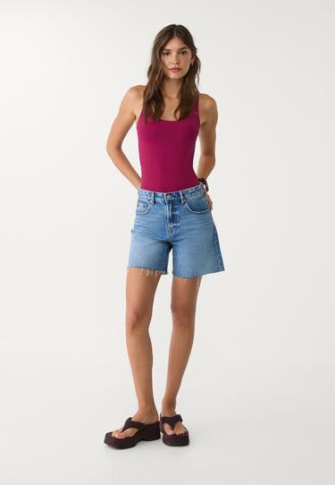 Zara Боди из полиамида со сборками