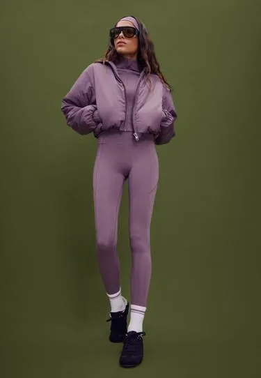 Стеганая куртка-пуховик