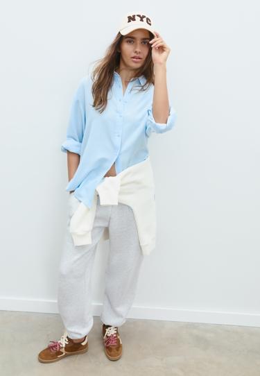 Zara Легкая льняная рубашка