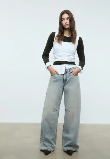 D94 джинсы свободного кроя- Заказать в России