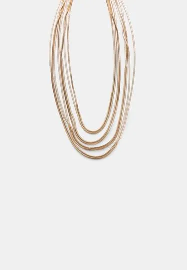 Многослойное ожерелье- Заказать в России