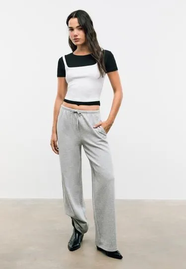 Брюки-джоггеры со шнурками