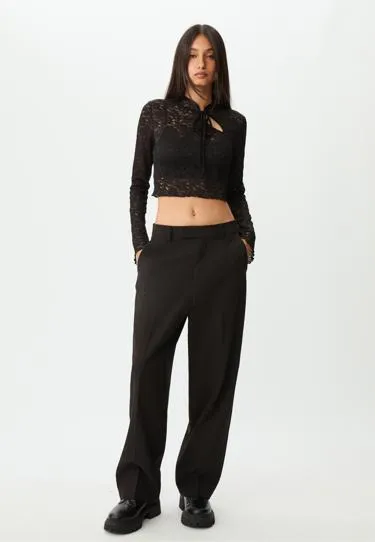 CROPPED LACE TOP- Заказать в России