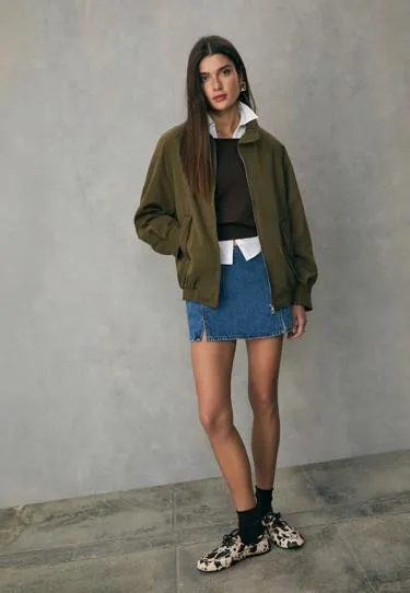 MINI SKORT WITH SLITS L01355555- Заказать в России