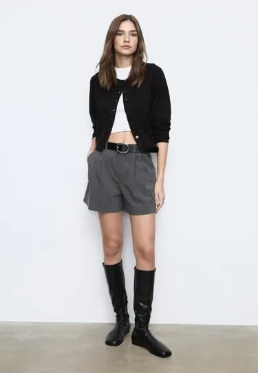 Трикотажный жакет на пуговицах с рукавами реглан- Заказать в России