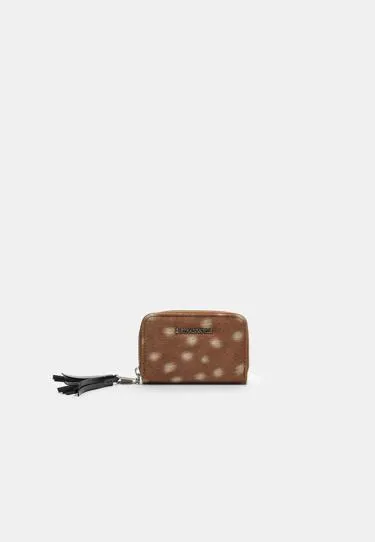 Кошелек на молнии с принтом