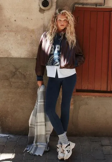 Укороченная толстовка-поло с принтом- Заказать в России