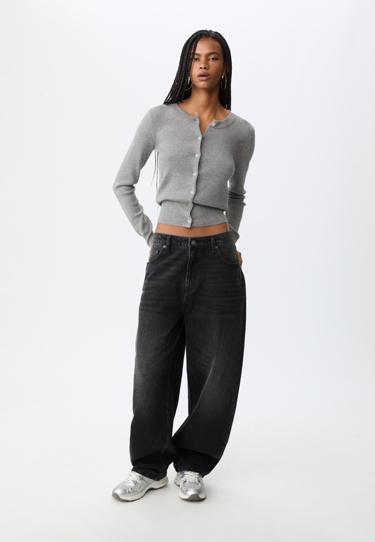 Zara Трикотажный кардиган на пуговицах