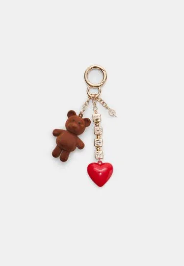 Металлический шарм в виде медвежонка- Заказать в России