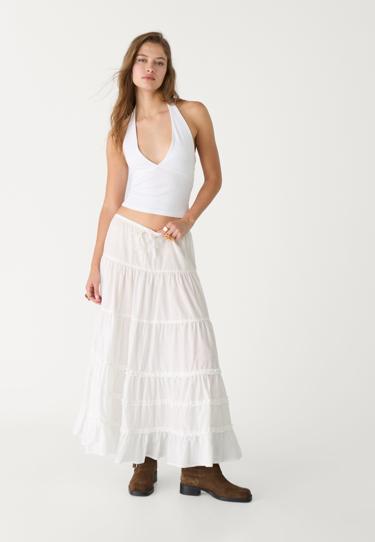 Zara Топ халтер с V-образным вырезом