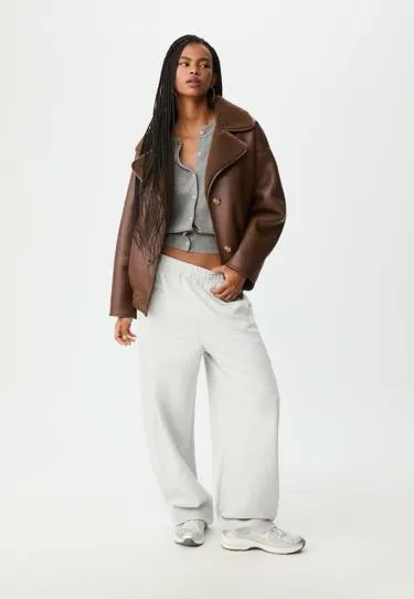 Куртка из искусственно состаренной кожи- Заказать в России