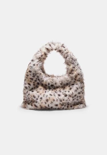 Zara Сумка на плечо из искусственного меха