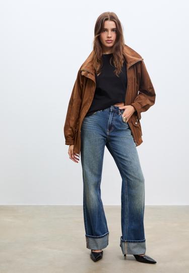 Zara Базовая футболка REGULAR из мягкой ткани