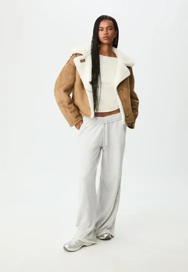 Комбинированная куртка двусторонней отделки- Заказать в России