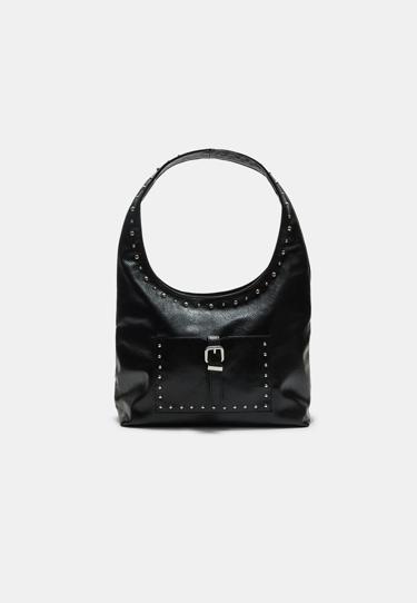 Zara Сумка на плечо с заклепками