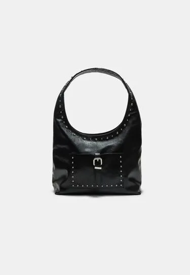 Сумка на плечо с заклепками