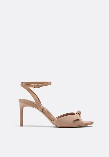 Zara Босоножки на каблуке с бантом