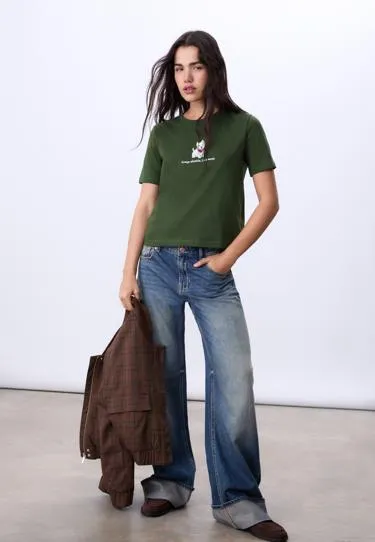 Футболка с вышивкой щенка- Заказать в России