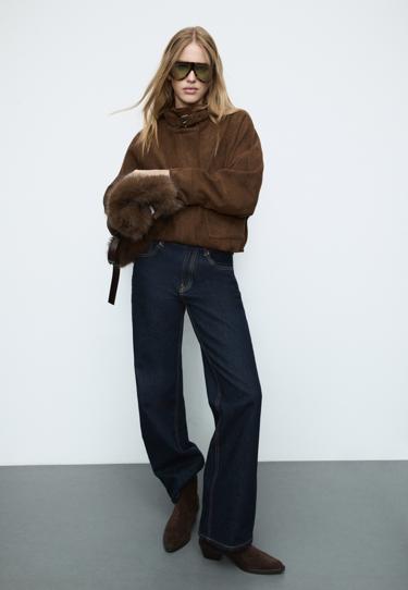 Zara Джинсы прямого кроя