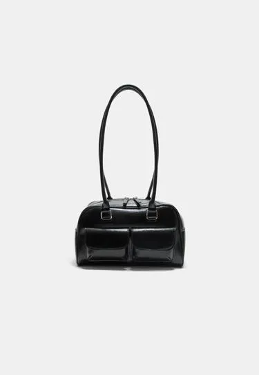 Сумка через плечо с карманами и длинной ручкой