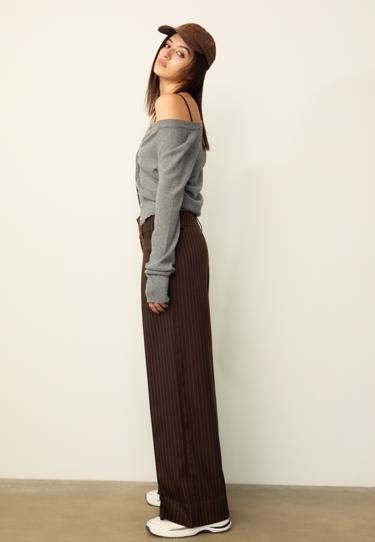 Zara Брюки с полосатым поясом