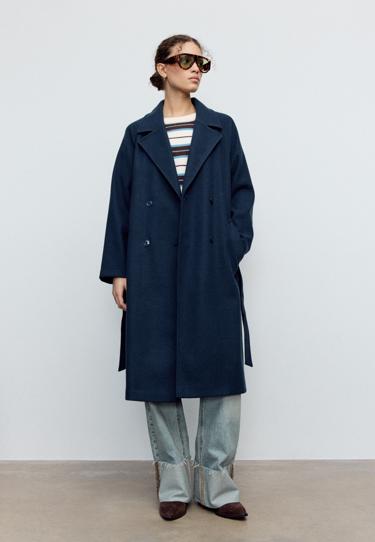 Zara Тренч из мягкой ткани