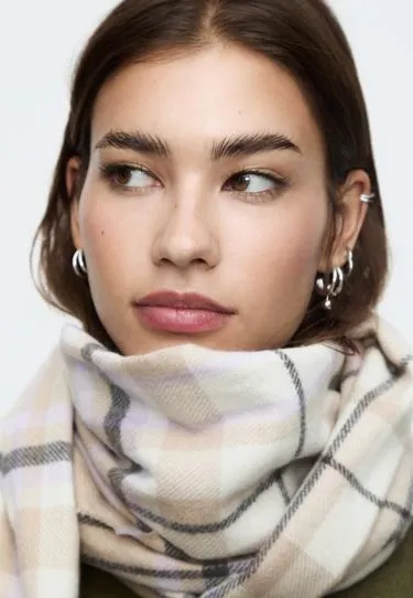 Клетчатый шарф- Заказать в России