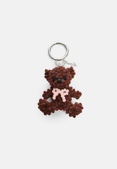 Zara Брелок для ключей в виде большого медведя