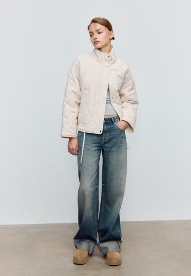 Zara Стеганая куртка