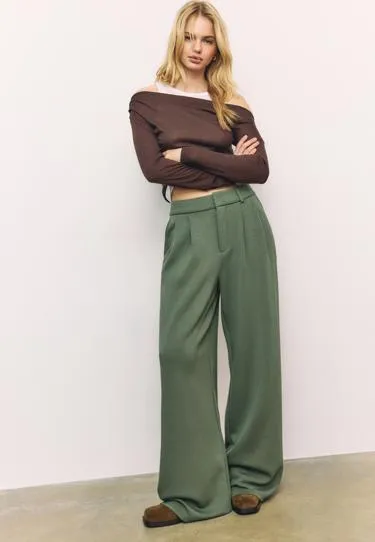 Брюки классические из мягкой ткани- Заказать в России