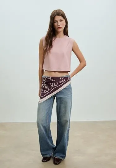 Топ спина-борцовка из льна- Заказать в России