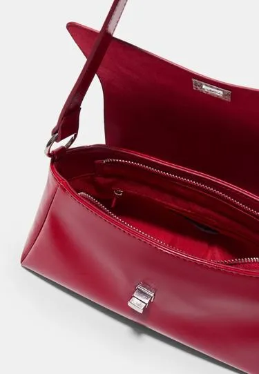 Мини-сумка прямоугольная с большим клапаном