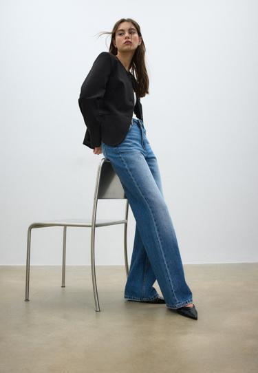 Zara Пиджак без воротника