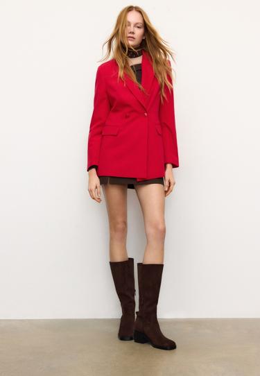 Zara Приталенный пиджак