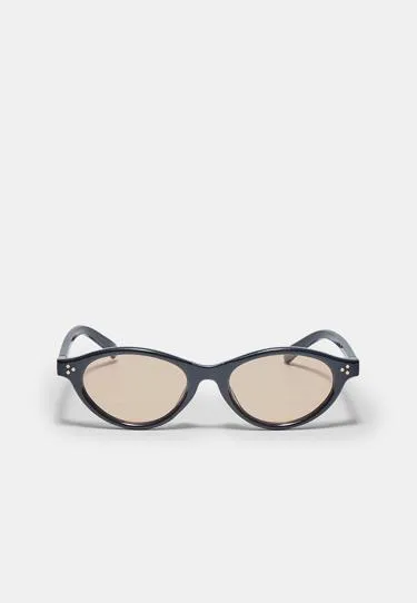 Маленькие овальные очки в пластиковой оправе- Заказать в России