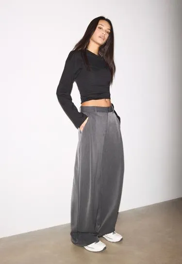 Брюки BARREL со складками