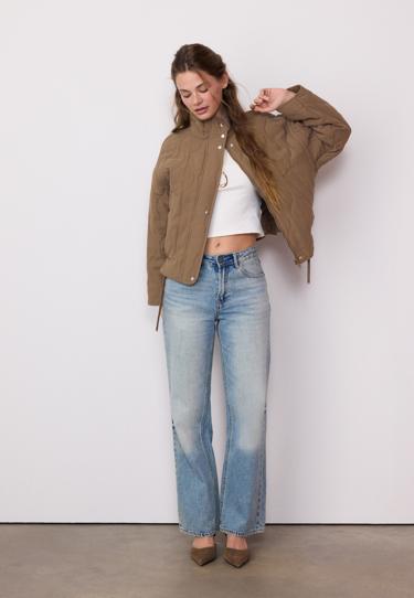 Zara Стеганая куртка