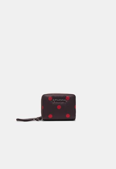 Zara Кошелек для карт в горошек купить с доставкой.