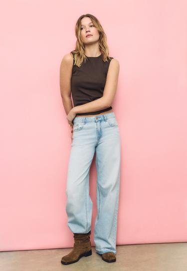 Zara Базовая майка без рукавов