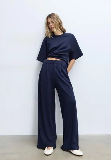 Брюки классические из мягкой ткани- Заказать в России