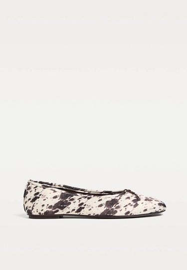 Zara Балетки с анималистическим принтом
