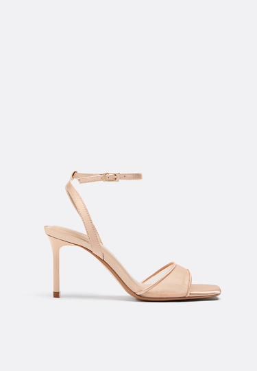 Zara Босоножки на каблуке с атласным эффектом купить с доставкой.