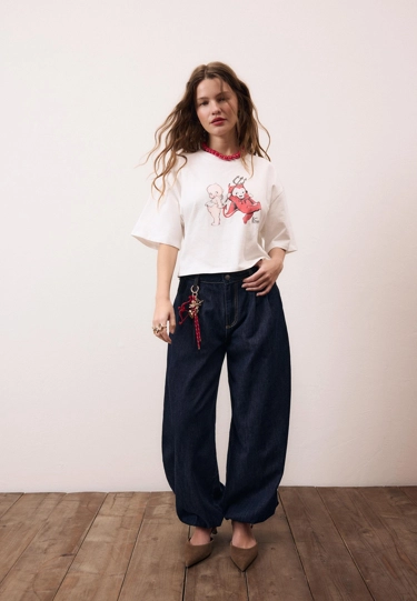 Zara Футболка с короткими рукавами KEWPIE