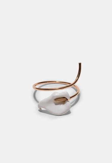 Zara Браслет с цветком каллы