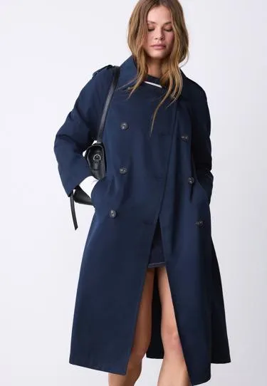 Длинный струящийся тренч- Заказать в России