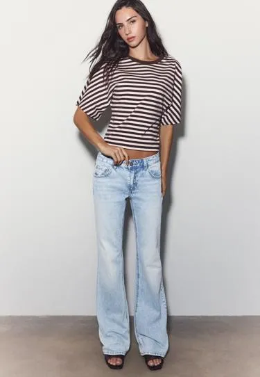 Джинсы bootcut с низкой посадкой
