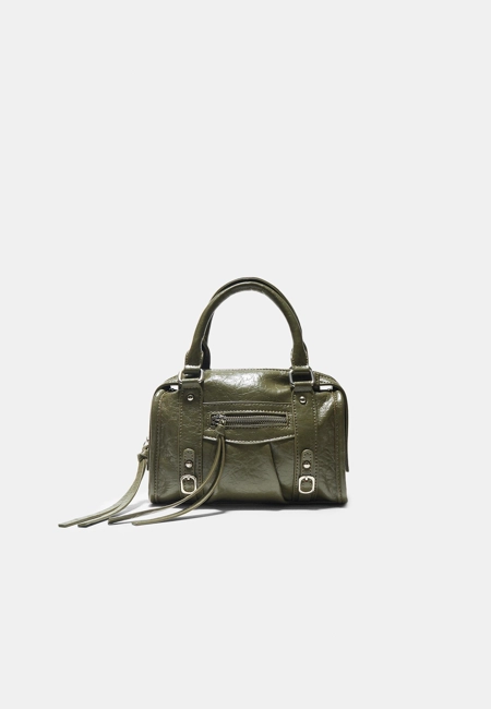 Zara Сумка-боулинг с молнией купить с доставкой.