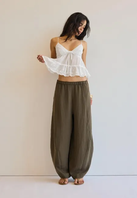 Брюки Barrel из лиоцелла