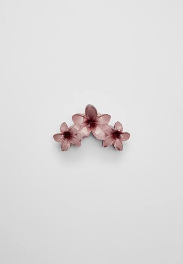 Zara Заколка для волос с деталью “цветы”