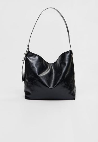 Zara Сумка-мешок из искусственной кожи